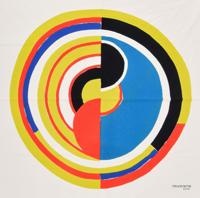 Sonia Delaunay (after) Textile Print, Limited Edition - Sold for $1,024 on 12-03-2022 (Lot 544).jpg